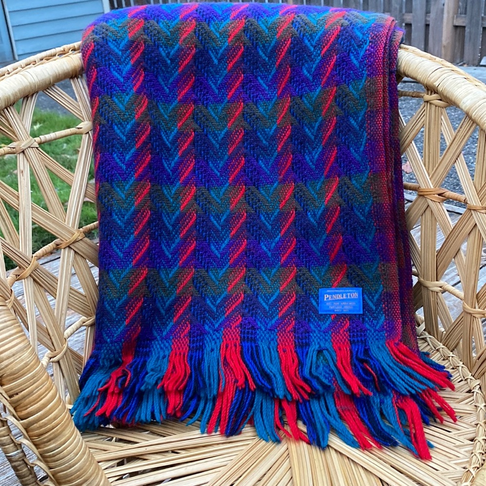 Vintage Pendleton Afghan Blanket